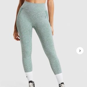 Gymshark Flex Green Marl High Waist